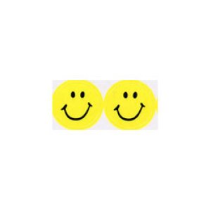 画像: 【T-46139】CHART STICKER  "NEON YELLOW SMILE"