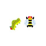 画像: 【T-46033】CHART SHAPE STICKER  "TOTALLY BUGGY"