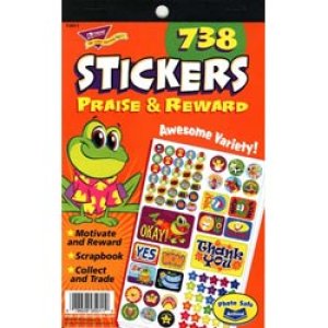 画像: 【T-5011】STICKER PAD "PRAISE & REWARD"