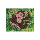 画像: 【T-63343】SPARKLE STICKER  "LIVELY MONKEYS"【在庫限定品】