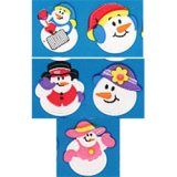 画像: 【T-46065】SHAPED CHART STICKER "FROSTY FRIENDS"