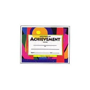 画像: 【T-2955】COLORFUL CERTIFICATE  "ACHIEVEMENT"【在庫限定商品】