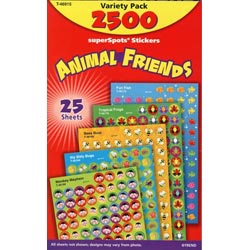 画像1: 【T-46915】CHART STICKER VARIETY PACK  "ANIMAL FRIENDS"