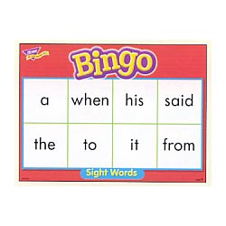 画像: 【T-6064】BINGO GAME "SIGHT WORDS"