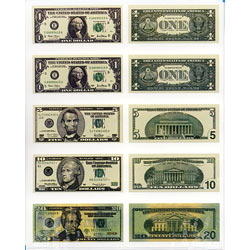画像: 【CD-5282】MONEY STICKER  "U.S.BILLS"