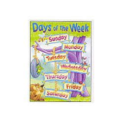 画像1: 【T-38030】LEARNING CHART "DAYS OF THE WEEK"【在庫限定商品】