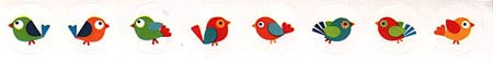 画像: 【CD-168137】CHART STICKER  "BOHO BIRDS"
