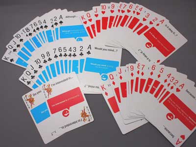 画像: 【TL-2520】ENGLISH CONVERSATION PLAYING CARDS "EXPRESSIVE ENGLISH"