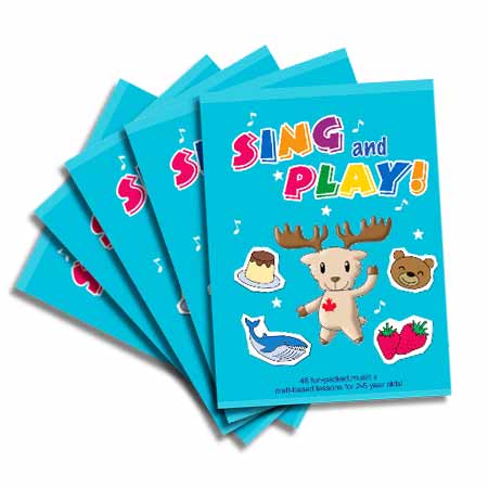 画像1: 【TL-9911】"SING AND PLAY!"-BLUE (5 BOOKS / NO CD)