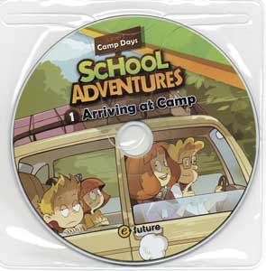 画像: 【TL-80020】CD付き絵本 "SCHOOL ADVENTURES"-LEVEL 1-1 "ARRIVING AT CAMP"