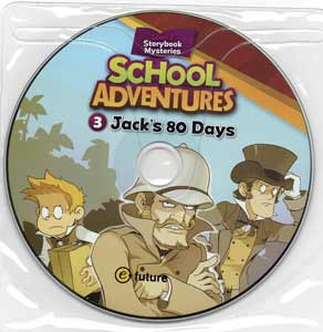 画像: 【TL-80028】CD付き絵本 "SCHOOL ADVENTURES"-LEVEL 2-3 "JACK'S 80 DAYS"