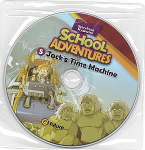 画像: 【TL-80030】CD付き絵本 "SCHOOL ADVENTURES"-LEVEL 2-5 "JACK'S TIME MACHINE"
