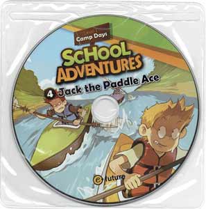 画像: 【TL-80023】CD付き絵本 "SCHOOL ADVENTURES"-LEVEL 1-4 "JACK THE PADDLE ACE"