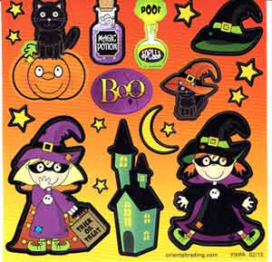 画像: 【IN-656433】WITCHY STICKER PACK(SET OF 10 SHEETS)