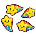 画像1: 【T-46345】SHAPE STICKER  "RAINBOW STARS"