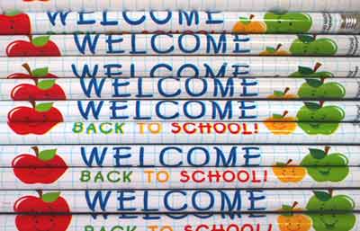 画像: 【IN-650856】"WELCOME BACK TO SCHOOL" PENCILS (DOZ.)