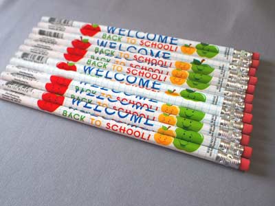 画像: 【IN-650856】"WELCOME BACK TO SCHOOL" PENCILS (DOZ.)