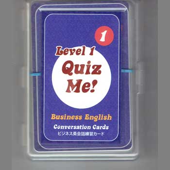画像1: 【TL-2045】"QUIZ ME!" BUSINESS  ENGLISH CONVERSATION-LEVEL 1(PACK 1)