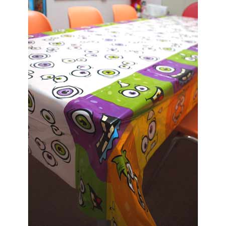 画像1: 【IN-657351】MONSTER PARTY TABLECLOTH