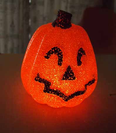 画像: 【J-6218】24CM SEE-THRU PUMPKIN LIGHT【セール品】