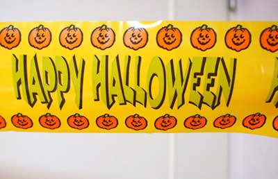 画像: 【J-6115】VINYL STREAMER "HAPPY HALLOWEEN"