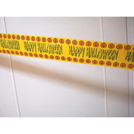 画像: 【J-6115】VINYL STREAMER "HAPPY HALLOWEEN"