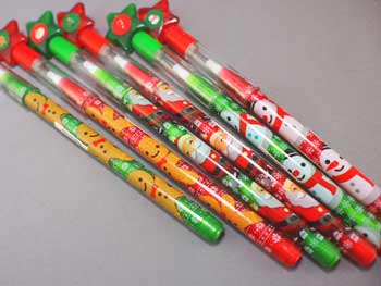 画像: 【MMF-33153】CHRISTMAS ROCKET PENCILS (SET OF 6)