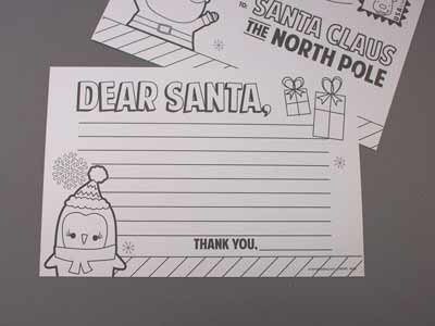 画像: 【IN-911399】COLOR-YOUR-OWN SANTA POSTCARDS(SET OF 24)