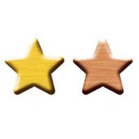 画像: 【T-46095】CHART SHAPE STICKER  "I LOVE METAL-SMALL STARS"