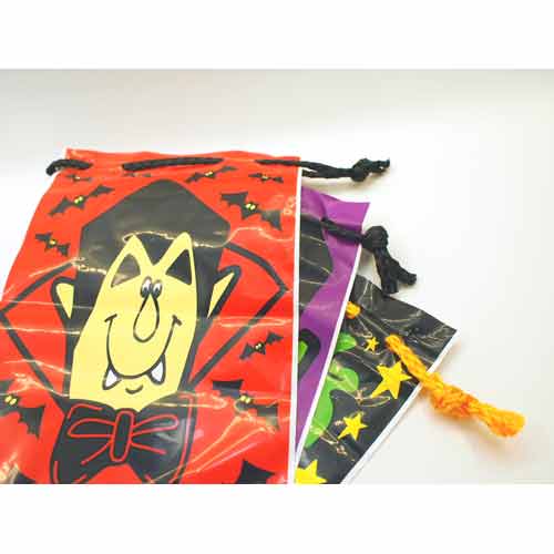 画像: 【IN-2524730】 DRAWSTRING HALLOWEEN GOODY BAGS