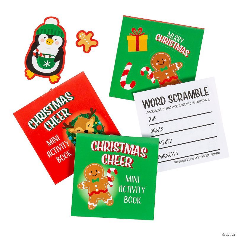 画像1: 【IN-325751】MINI CHRISTMAS ACTIVITY & STICKER BOOK (DOZ.)