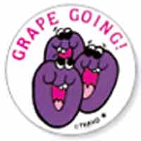 画像1: 【T-83607】STINKY STIKCER "GRAPE GOING! (Grape Jelly)"