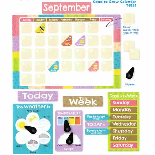 画像1: 【T-8322】CALENDAR KIT "GOOD TO GROW"