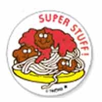 画像1: 【T-83620】STINKY STIKCER "SUPER STUFF! (Spaghetti)"