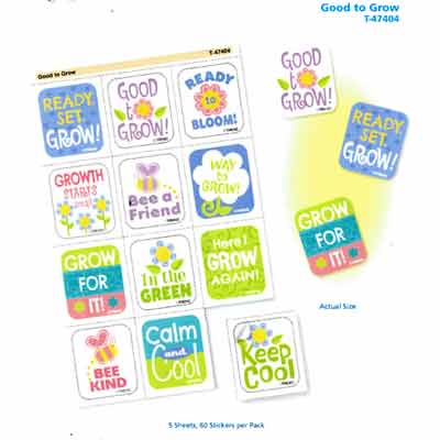 画像1: 【T-47404】TEAR & SHARE STICKERS "GOOD TO GROW"