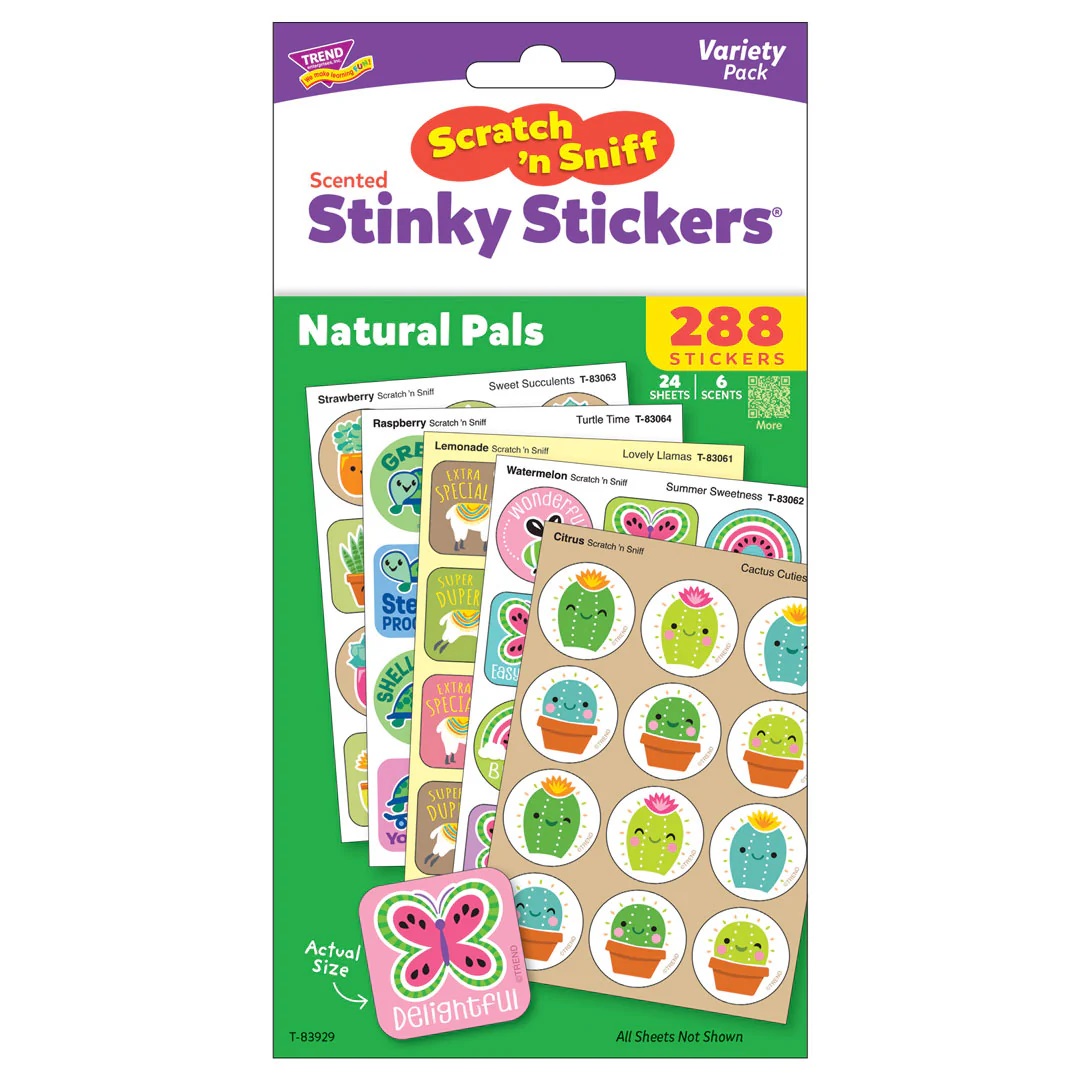 画像: 【T-83929】STINKY STIKCER VARIETY PACKS "NATURAL PALS"