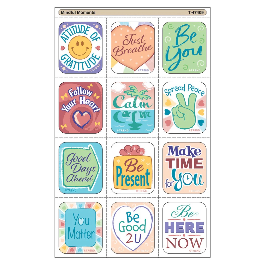 画像: 【T-47409】TEAR & SHARE STICKERS "MINDFUL MOMENTS"