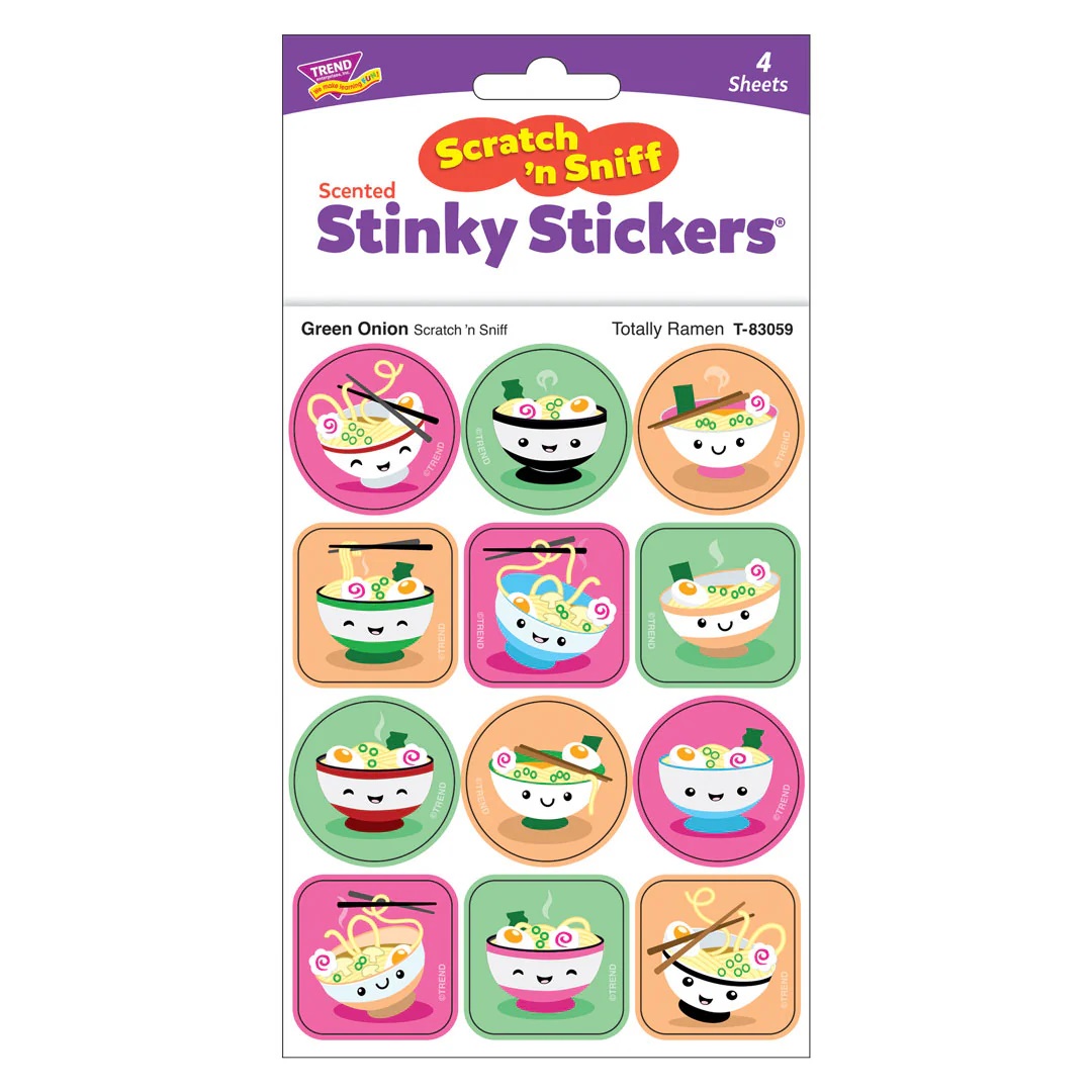 画像: 【T-83059】STINKY STIKCER "TOTALLY RAMEN (Green Onion)"