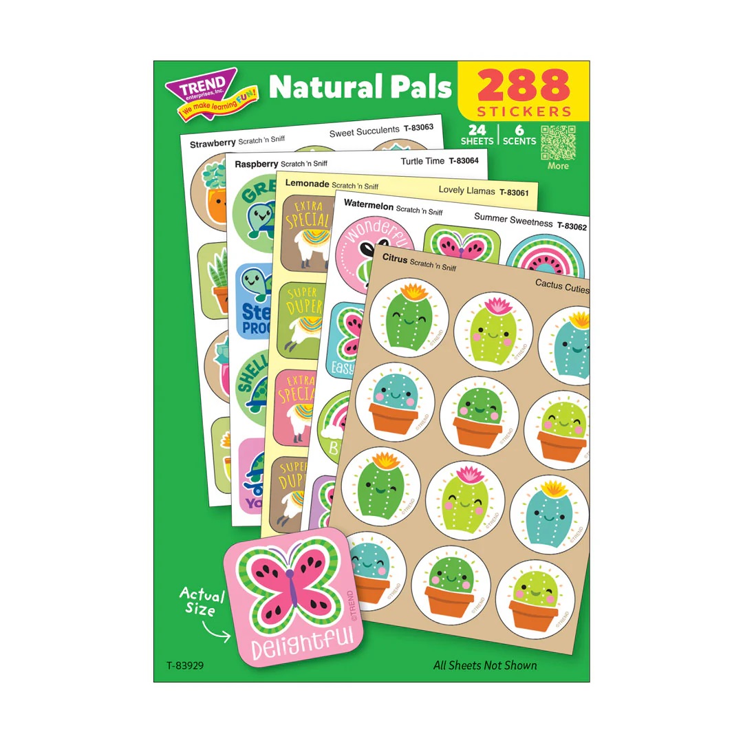 画像1: 【T-83929】STINKY STIKCER VARIETY PACKS "NATURAL PALS"