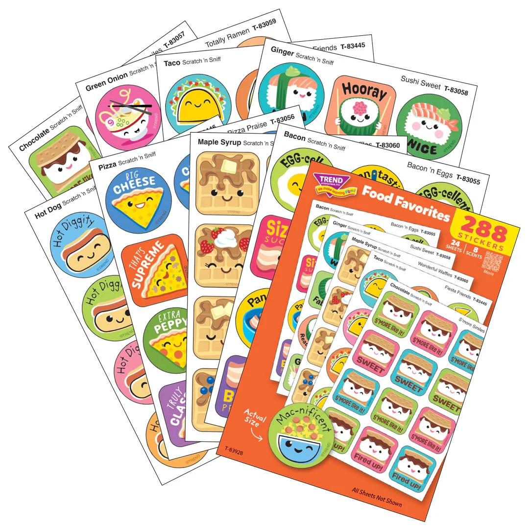 画像: 【T-83928】STINKY STIKCER VARIETY PACKS "FOOD FAVORITES"