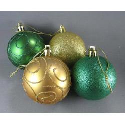 画像: 【FES-10079】FESTIVE DECORATION BALL SET "SOFT GOLD"