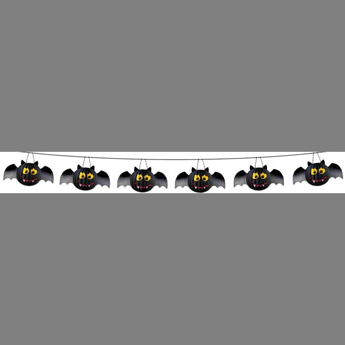 画像1: 【J-6114】BAT LANTERN GARLAND (240CM)【在庫限定品】