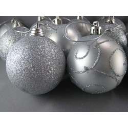 画像: 【FES-3077】FESTIVE DECORATION BALL SET "SILVER"