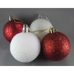 画像: 【FES-16080】FESTIVE DECORATION BALL SET "RUBY RED"