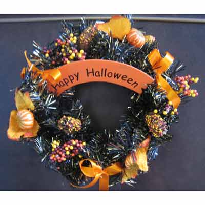 画像1: 【MAMA-4890】HALLOWEEN WREATH