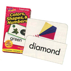 画像1: 【T-53011】FLASH CARDS "COLORS, SHAPES & NUMBERS"