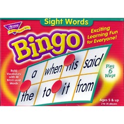画像1: 【T-6064】BINGO GAME "SIGHT WORDS"