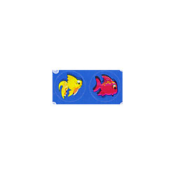 画像: 【T-46173】CHART STICKER  "FUN FISH"