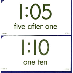 画像: 【T-53108】FLASH CARDS "TELLING TIME"