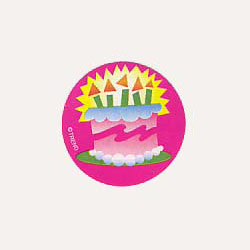 画像1: 【T-927】STINKY STICKER "HAPPY BIRTHDAY  (Vanilla)"